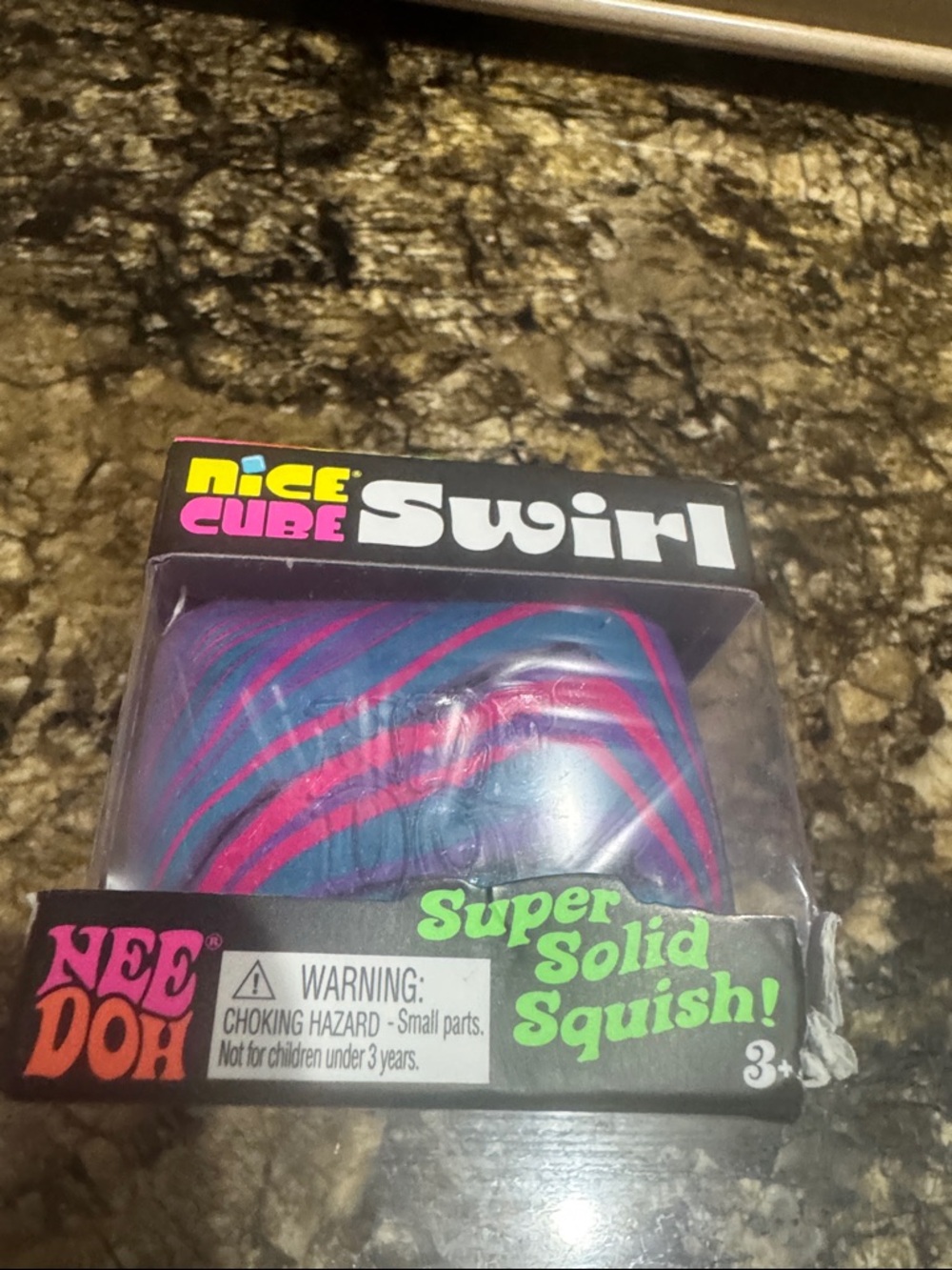 NWT Nice CUBE Swirl Needoh Purple, Pink and Blue